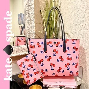 kate ♠️ spade Molly cherries large tote